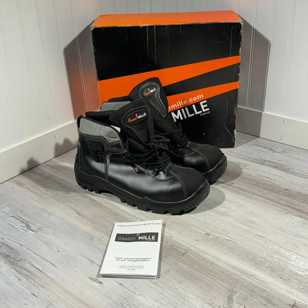 GASTON MILLE INC Heavy Industry Work Boots Size 13 Work Shoe Hot Pepper‎ GPHA3N